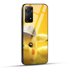 Redmi Note 11 Pro / Redmi Note 11 Pro 5G / Redmi Note 11 Pro Plus 5G Back Cover Cute Pika Cartoon Glass Case