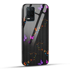 Realme 8 5G / Realme 8s 5G / Realme 9 5G / Realme Narzo 30 5G Back Cover Butterflys Beautiful Glass Case