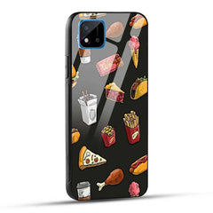 Realme C11 Back Cover Always Hungry Glass Case