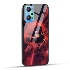 Realme GT Neo 2 / Realme GT Neo 3T / REALME GT 2 Back Cover Red Itachii Uchihaa Glass Case