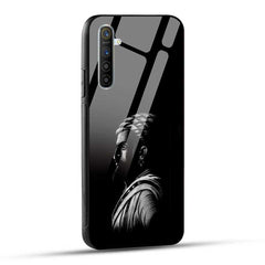 Realme XT / Realme X2 Back Cover Chatrapati Shivaji Raje Black & White Glass Case