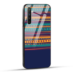 Realme XT / Realme X2 Back Cover Geometric Pattern Glass Case