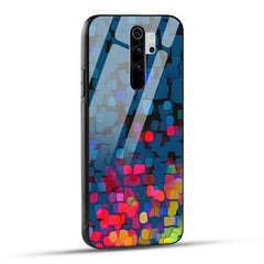 Redmi Note 8 Pro Back Cover Color Art Pattern Glass Case