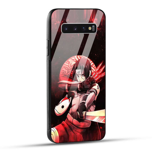 Samsung Galaxy S10 4G Back Cover Itachii Printed Glass Case
