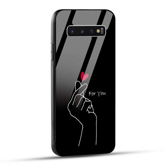 Samsung Galaxy S10 4G Back Cover For You Printed Glass Case