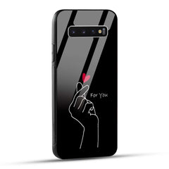 Samsung Galaxy S10 4G Back Cover For You Printed Glass Case