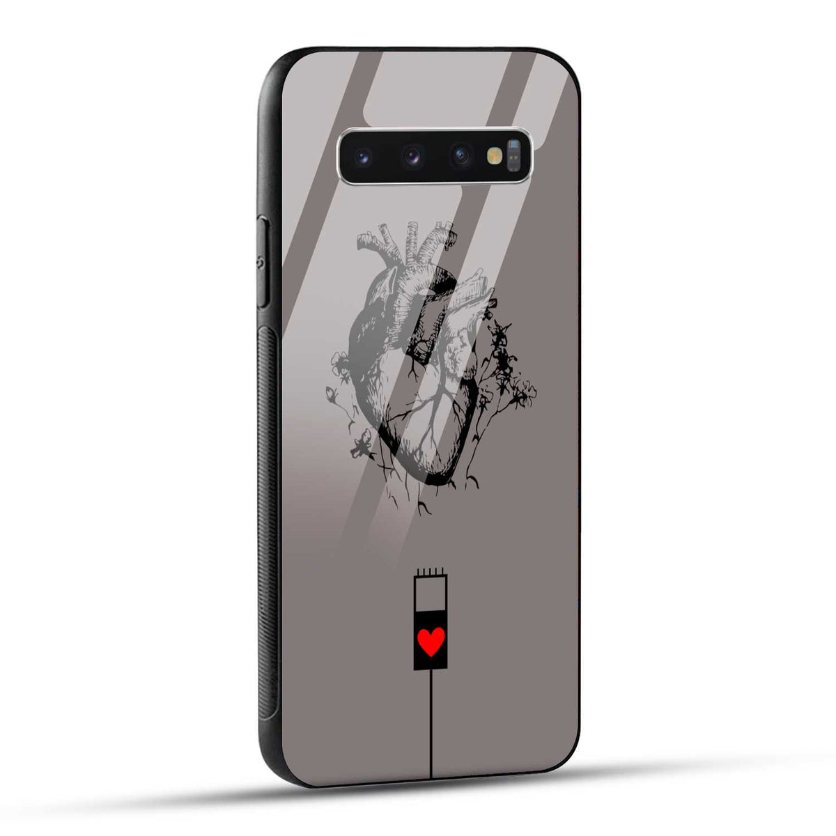 Samsung Galaxy S10 4G Back Cover Colorful Watercolor Painting Printed Glass Case