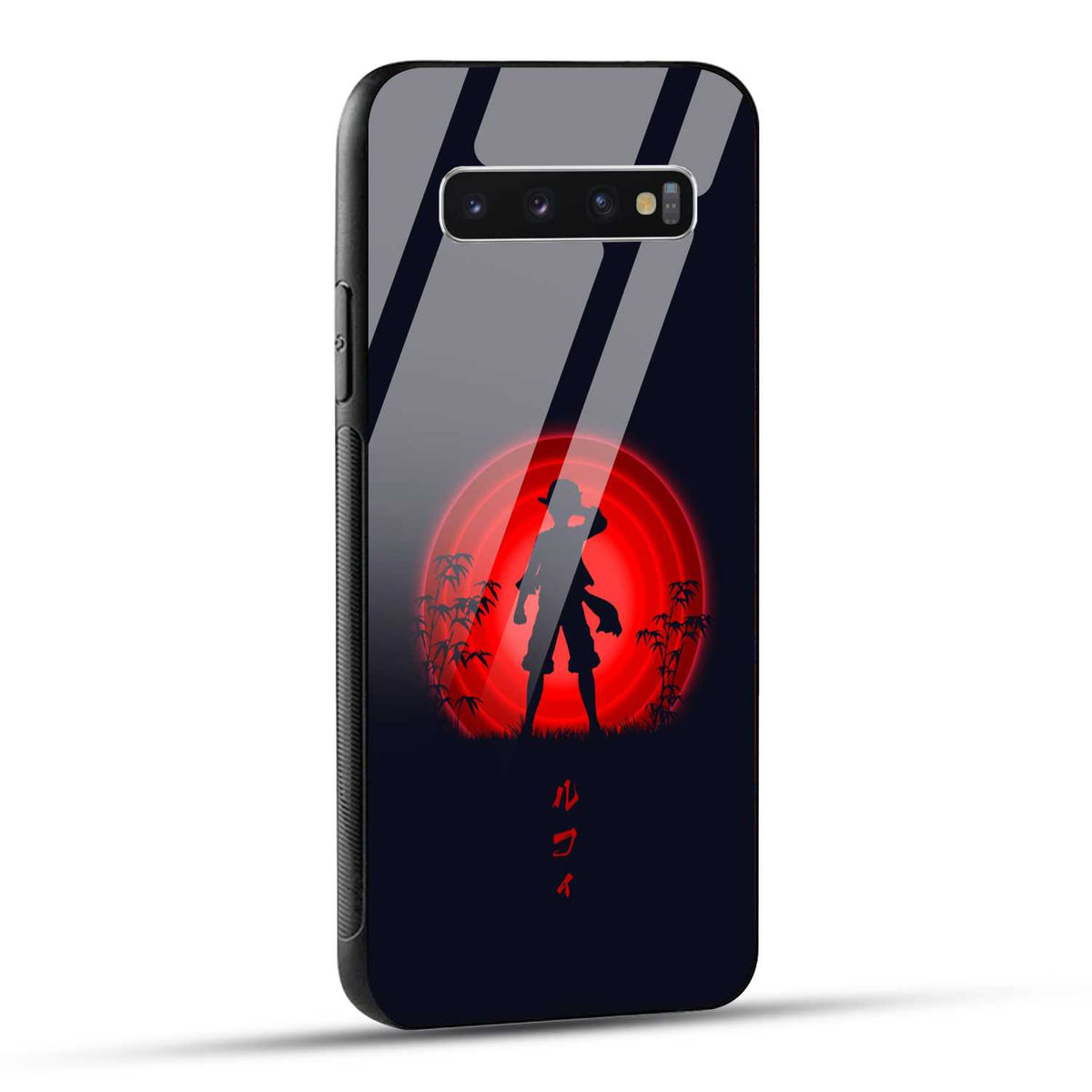 Samsung Galaxy S10 4G Back Cover Luffy Printed Glass Case