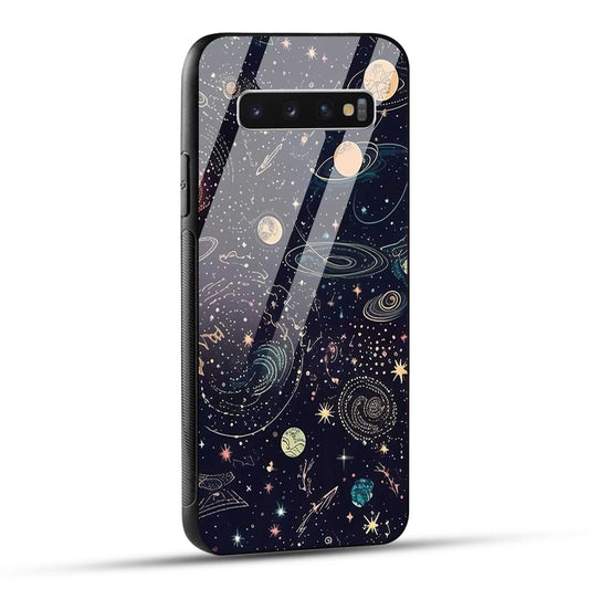 Samsung Galaxy S10 4G Back Cover Beauty Of Multiverse Art Printed Glass Case