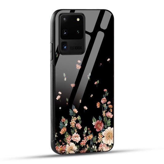 Samsung Galaxy S20 Ultra Back Cover Flowers Girly Printed Glass Case