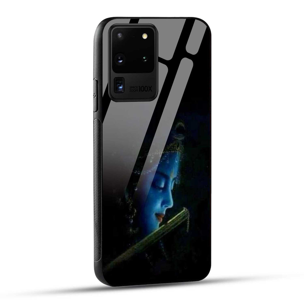 Samsung Galaxy S20 Ultra Back Cover Lord Krishna Printed Glass Case