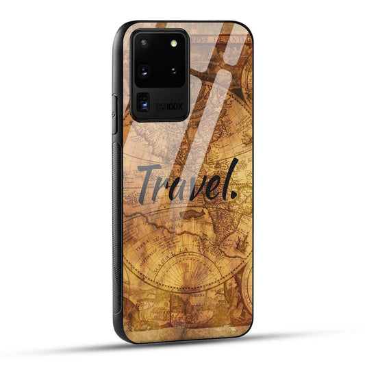 Samsung Galaxy S20 Ultra Back Cover Travel Printed Glass Case
