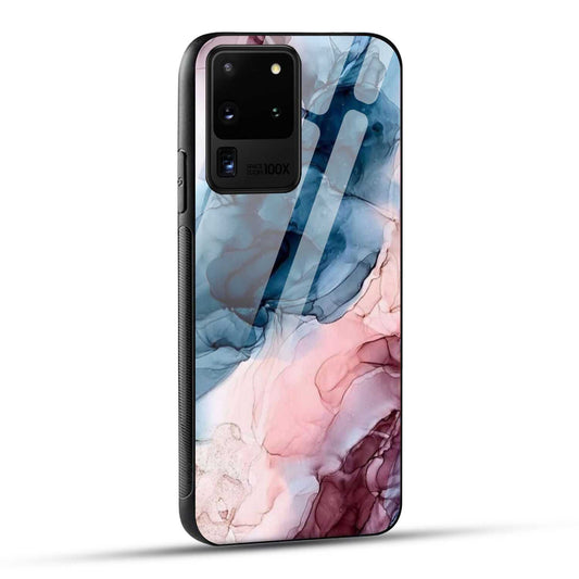 Samsung Galaxy S20 Ultra Back Cover Marble Color Printed Glass Case