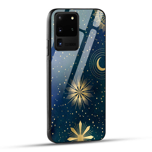 Samsung Galaxy S20 Ultra Back Cover Art Of Moon Printed Glass Case