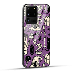 Samsung Galaxy S20 Ultra Back Cover Aethetic Texture Printed Glass Case