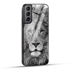 Samsung Galaxy S21 FE 5G Back Cover Lion Glass Case