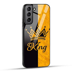 Samsung Galaxy S21 FE 5G Back Cover King Crown Glass Case