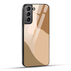 Samsung Galaxy S21 FE 5G Back Cover Brown Colors Glass Case