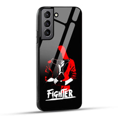 Samsung Galaxy S22 Plus 5G Back Cover Fighter Printed Glass Case