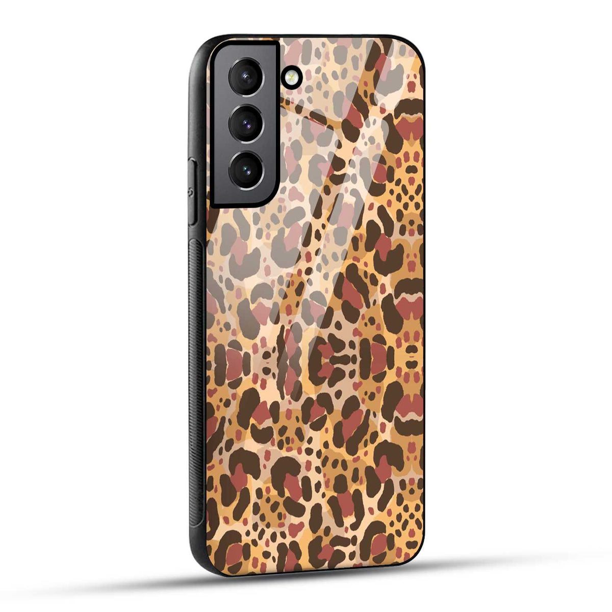 Samsung Galaxy S22 Plus 5G Back Cover Unique Brown Texture Printed Glass Case