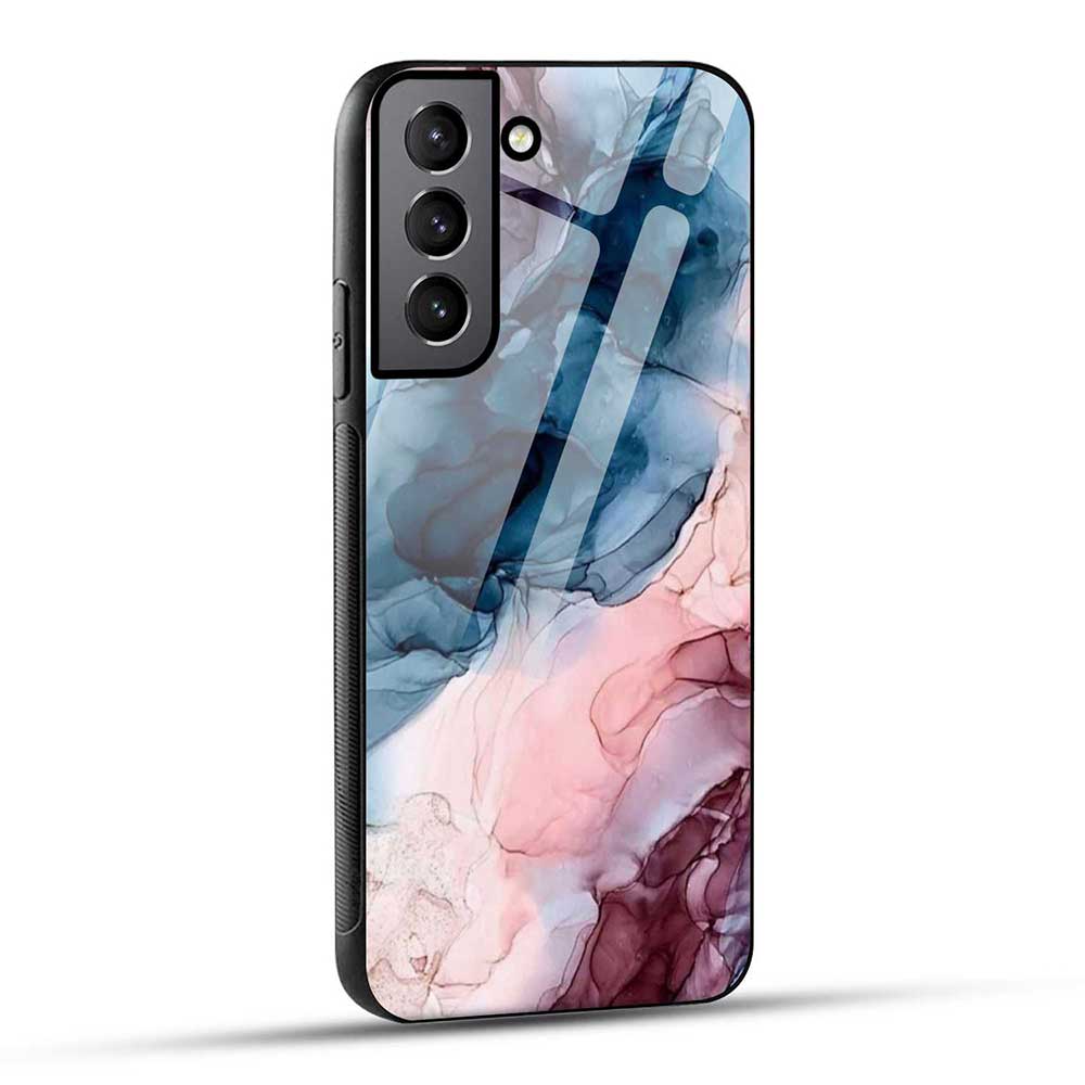 Samsung Galaxy S21 Plus 5G Back Cover Marble Color Glass Case