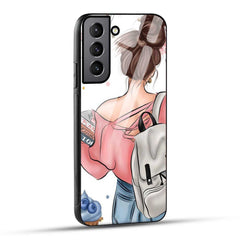 Samsung Galaxy S21 Plus 5G Back Cover Padhaku Girl Printed Glass Case