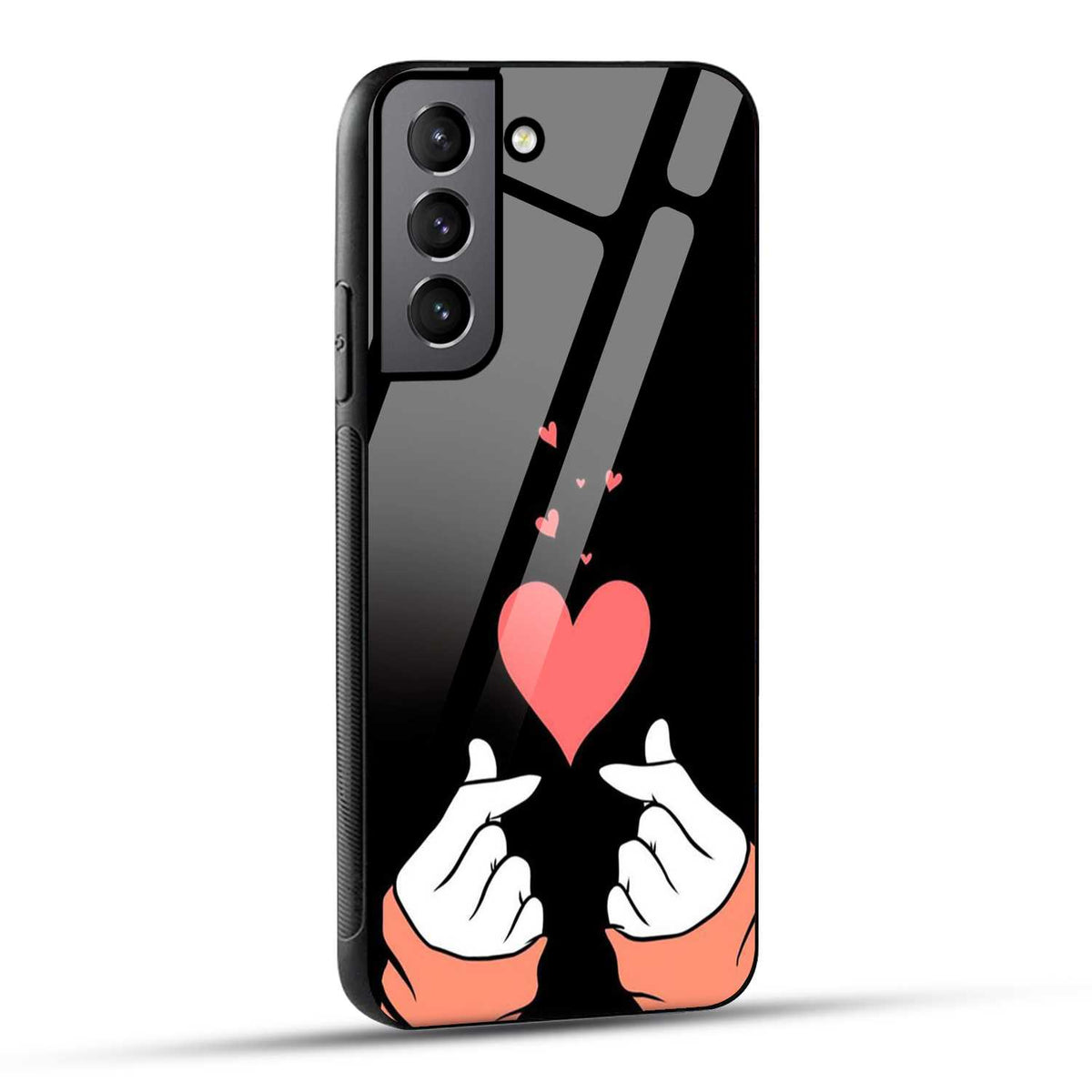 Samsung Galaxy S21 Plus 5G Back Cover Love Expressing Printed Glass Case