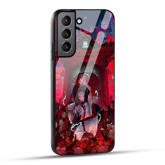 Samsung Galaxy S21 Plus 5G Back Cover Sukuna Printed Glass Case