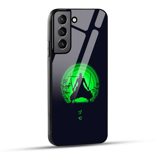 Samsung Galaxy S21 Plus 5G Back Cover Zoro Printed Glass Case