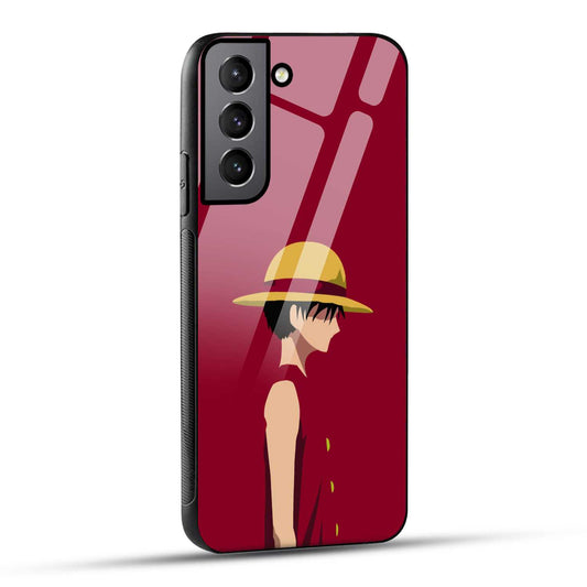 Samsung Galaxy S21 Plus 5G Back Cover Luffy Printed Glass Case