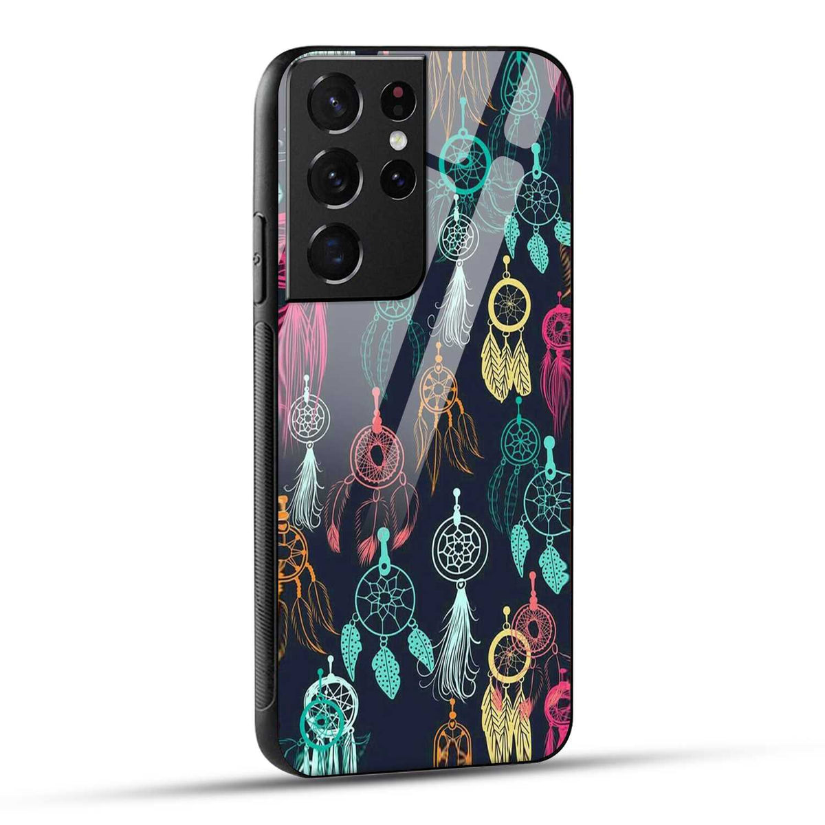 Samsung Galaxy S21 Ultra 5G Back Cover Dreamcatcher Printed Glass Case
