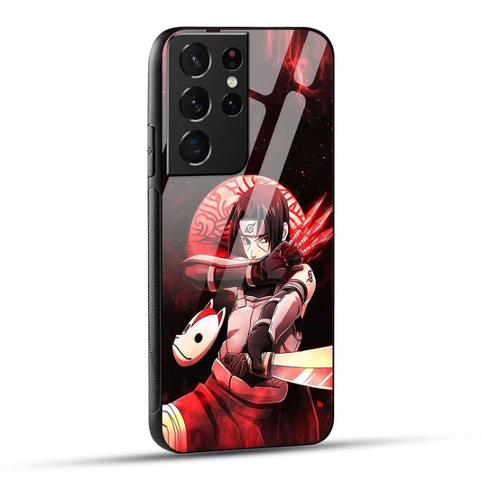 Samsung Galaxy S21 Ultra 5G Back Cover Itachii Printed Glass Case