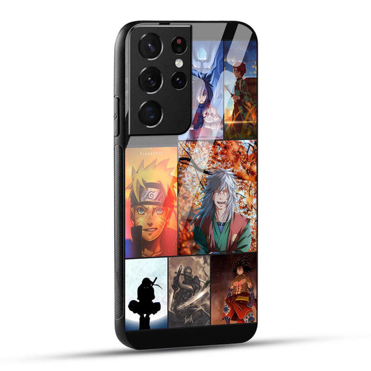 Samsung Galaxy S21 Ultra 5G Back Cover Kakashii Narutto Printed Glass Case