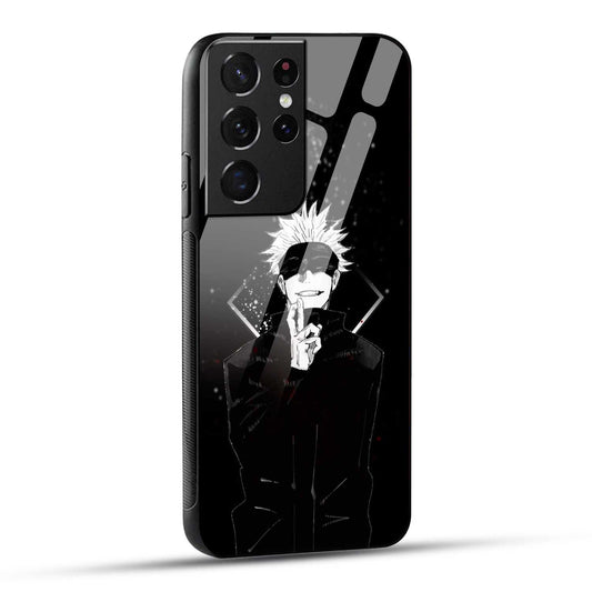 Samsung Galaxy S21 Ultra 5G Back Cover Anime Printed Glass Case