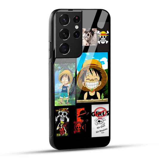 Samsung Galaxy S21 Ultra 5G Back Cover No Girls No Tension Printed Glass Case