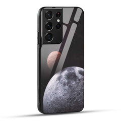 Samsung Galaxy S21 Ultra 5G Back Cover Galaxy Space Printed Glass Case