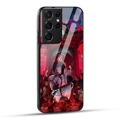 Samsung Galaxy S21 Ultra 5G Back Cover Sukuna Printed Glass Case