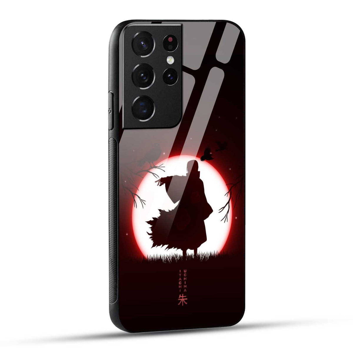 Samsung Galaxy S21 Ultra 5G Back Cover Itachi Uchiha Printed Glass Case