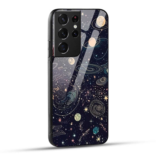 Samsung Galaxy S21 Ultra 5G Back Cover Beauty Of Multiverse Art Printed Glass Case