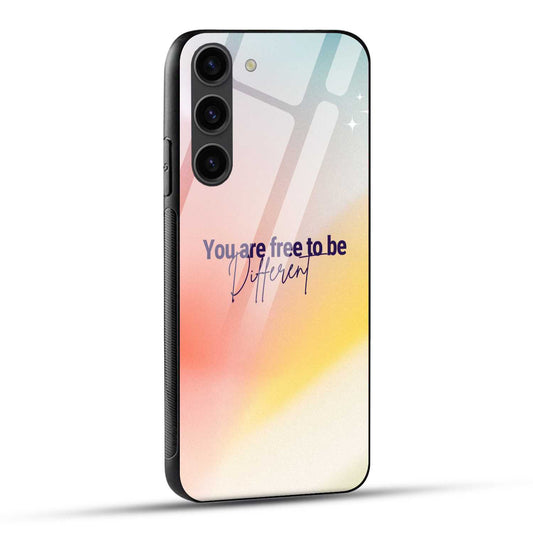 Samsung Galaxy S23 Plus 5G Back Cover Orange Red Gradient Printed Glass Case