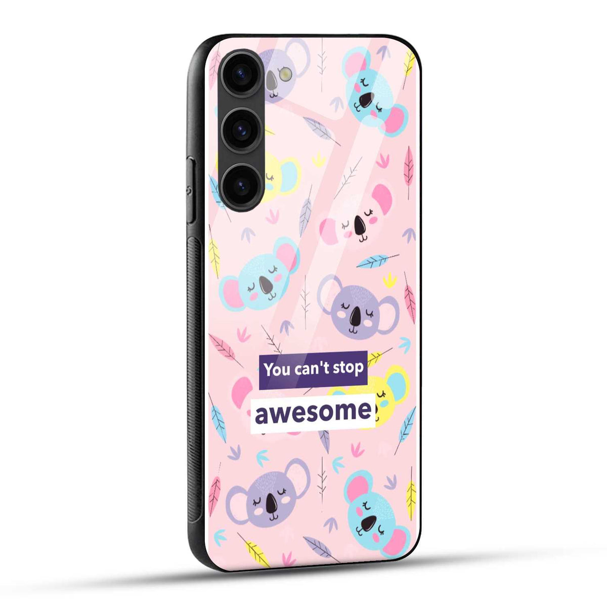 Samsung Galaxy S23 5G Back Cover Koalas Printed Glass Case