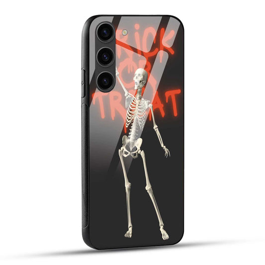 Samsung Galaxy S23 5G Back Cover Spooky Happy Halloween Printed Glass Case