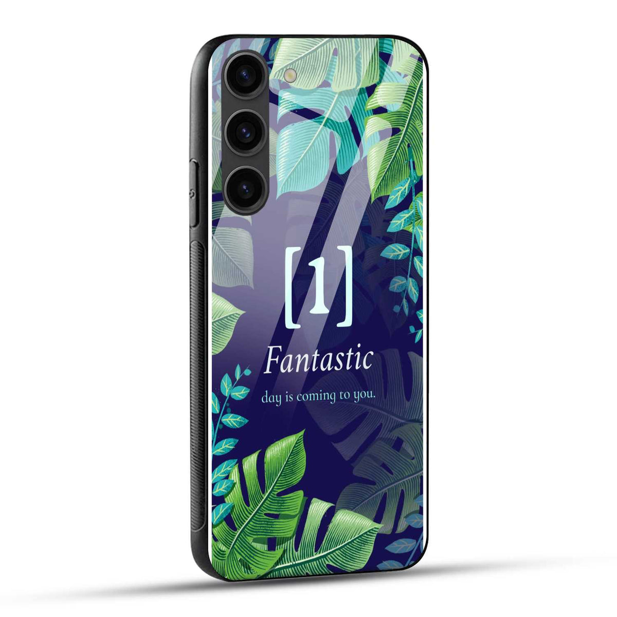 Samsung Galaxy S23 5G Back Cover Tropical Themed Printed Glass Case