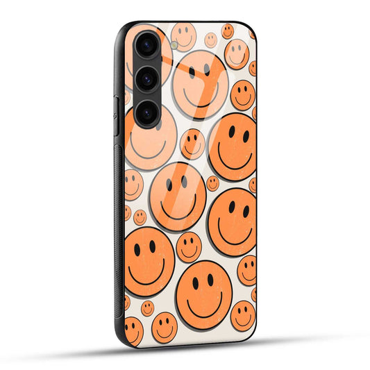 Samsung Galaxy S23 5G Back Cover Smile Printed Glass Case