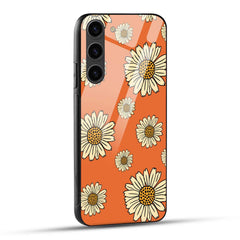 Samsung Galaxy S23 5G Back Cover Beautiful Sunflower Printed Glass Case