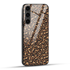 Samsung Galaxy S23 5G Back Cover Animal Skin Pattern Printed Glass Case