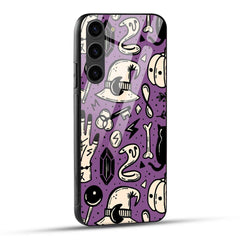 Samsung Galaxy S23 Plus 5G Back Cover Aethetic Texture Printed Glass Case