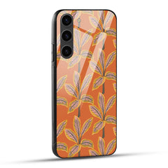 Samsung Galaxy S23 5G Back Cover Aesthetic Floral Printed Glass Case
