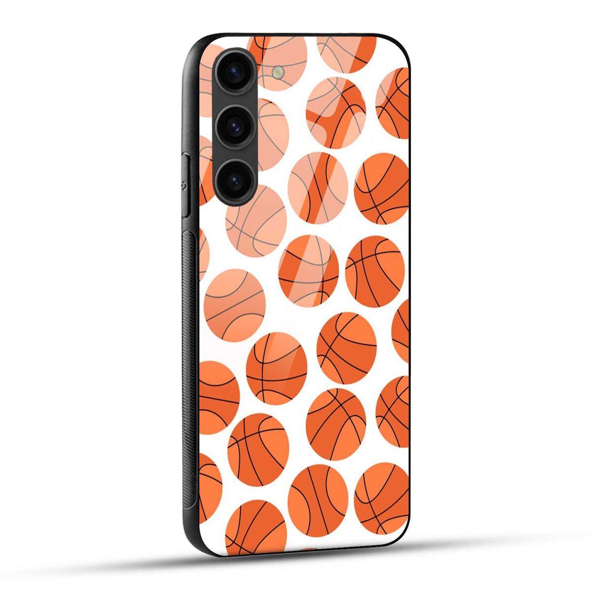 Samsung Galaxy S23 Plus 5G Back Cover Basket Ball Doodle  Printed Glass Case