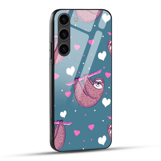 Samsung Galaxy S23 Plus 5G Back Cover Being Lazy Is Art Printed Glass Case